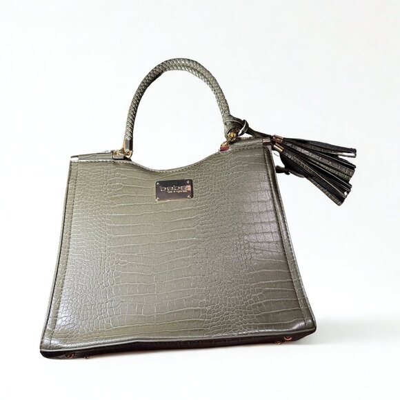 NWOT Bebe Croc Embossed Shoulder Bag Purse